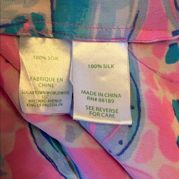 Lilly Pulitzer Women's Elsa Silk Top - Picture 9 of 10